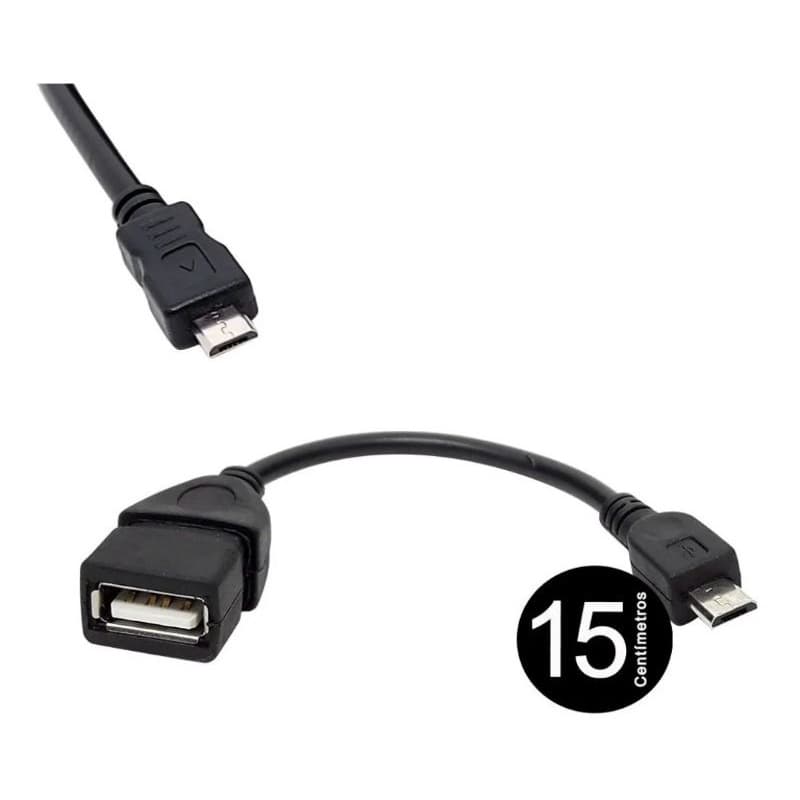 Adaptador Otg V8 Pen Drive No Celular Leitor Micro Usb