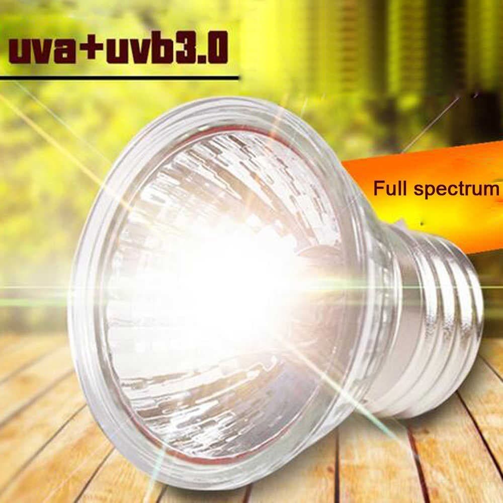 Mini Lâmpada Uva/uvb 50w + Aquecimento 3 Em 1 Halogen 110v