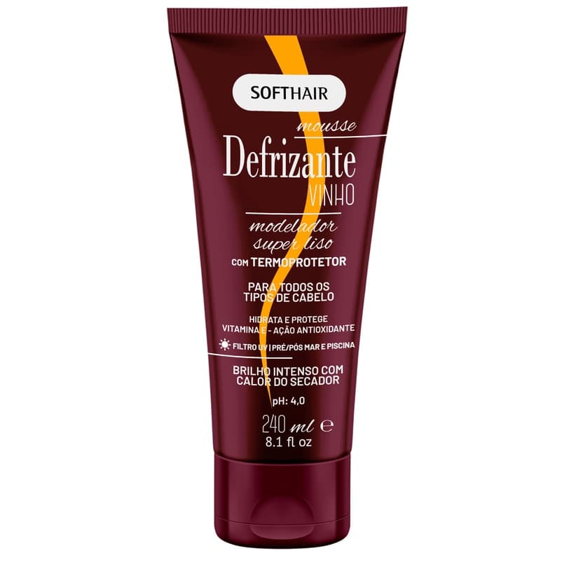 Defrizante Vinho 240ml Softhair