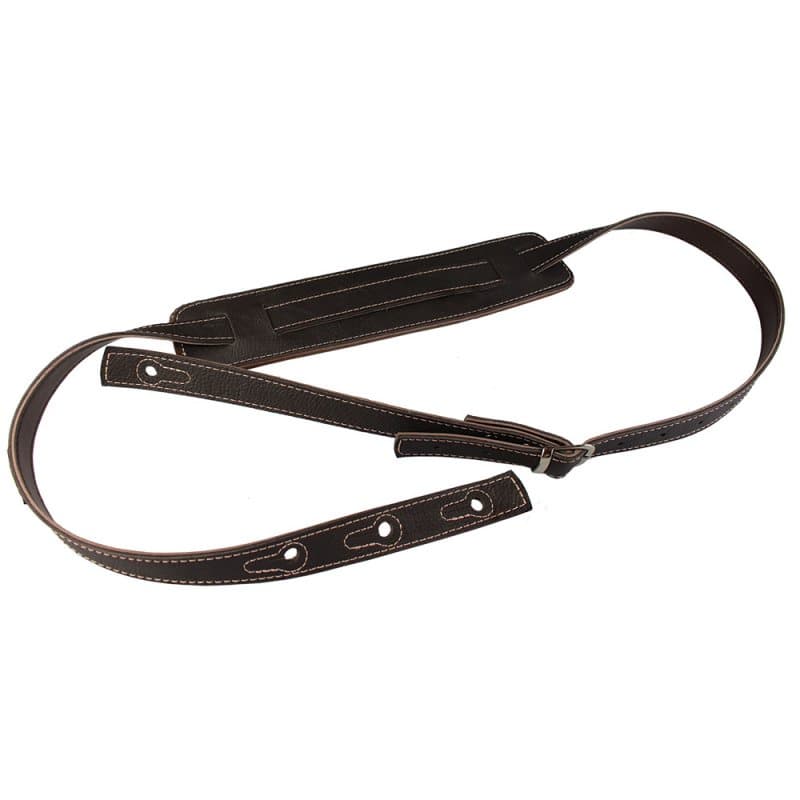 Correia Alça Basso Vintage VT02 Couro Slash Violão Guitarrra