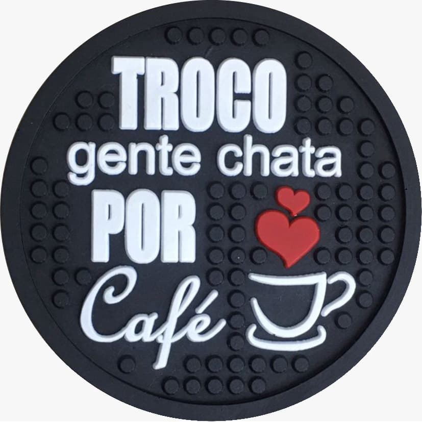 1 Descanso De Copo Bolacha Barmat Porta copo para proteger Mesa Café Chá Chocolate Crustador de copo