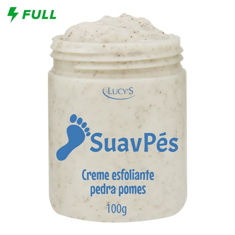 Creme Esfoliante para os pès Pedra Pomes Remove Células Mortas