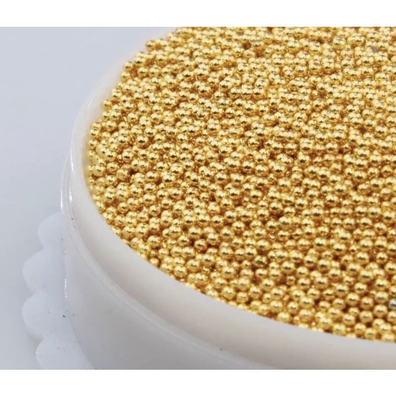Cavial metal nail 100g dourado