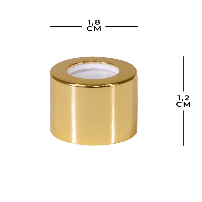 15 Tampas Luxo R.18 com furo para frasco aromatizador de ambiente