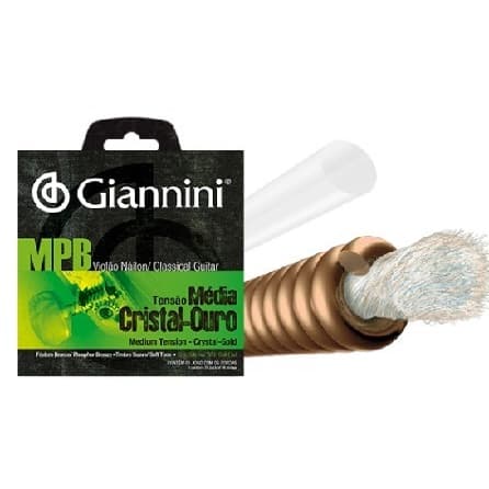 Encordoamento Giannini Mpb Violão Náilon T. Media C. Bolinha