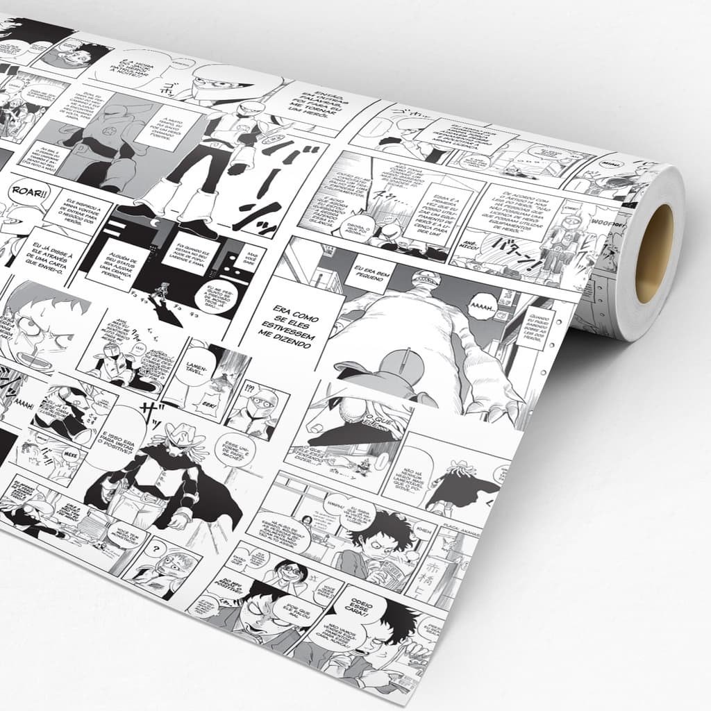 Papel de Parede Adesivo Autocolante Lavável Quarto Mangá Anime Boku No Hero