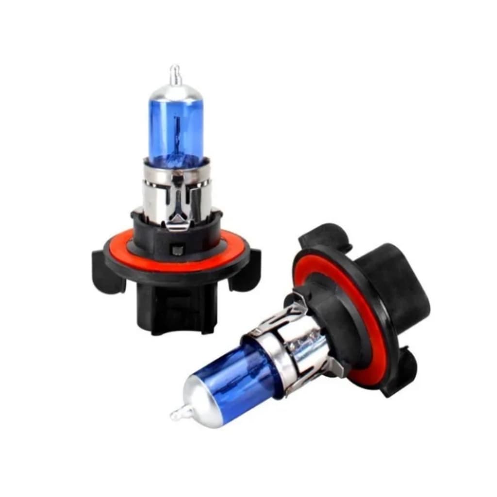 Par Lampada Farol H13 Super Branca Nissan Sentra Tucson Excelente Qualidade