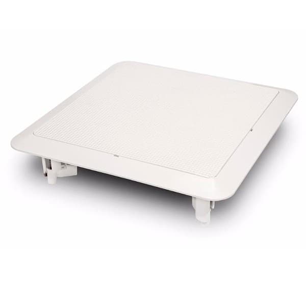 Arandela Quadrada 6 Polegadas Branca P/ Falante Teto Gesso embutir