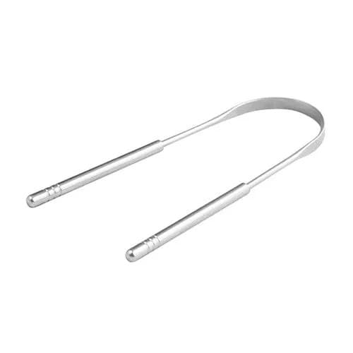 RASPADOR DE LÍNGUA HIGIENE BUCAL EM AÇO INOX PREMIUM