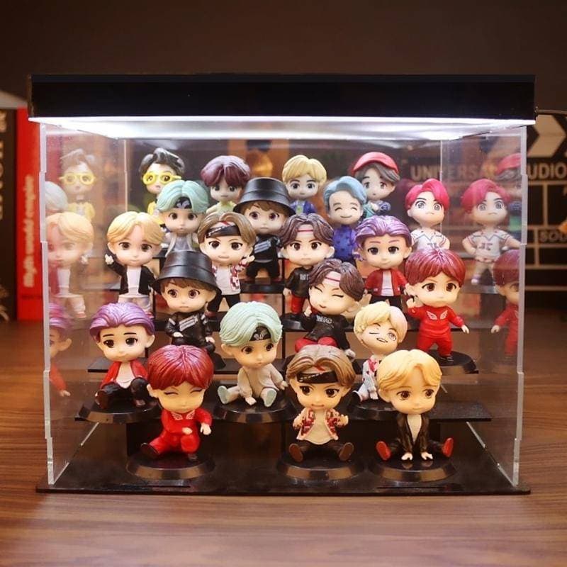 [Conjunto de 7 peças] Bonecas e estatuetas coreanas BTS são iguais a tinytan(caixa não incluída)