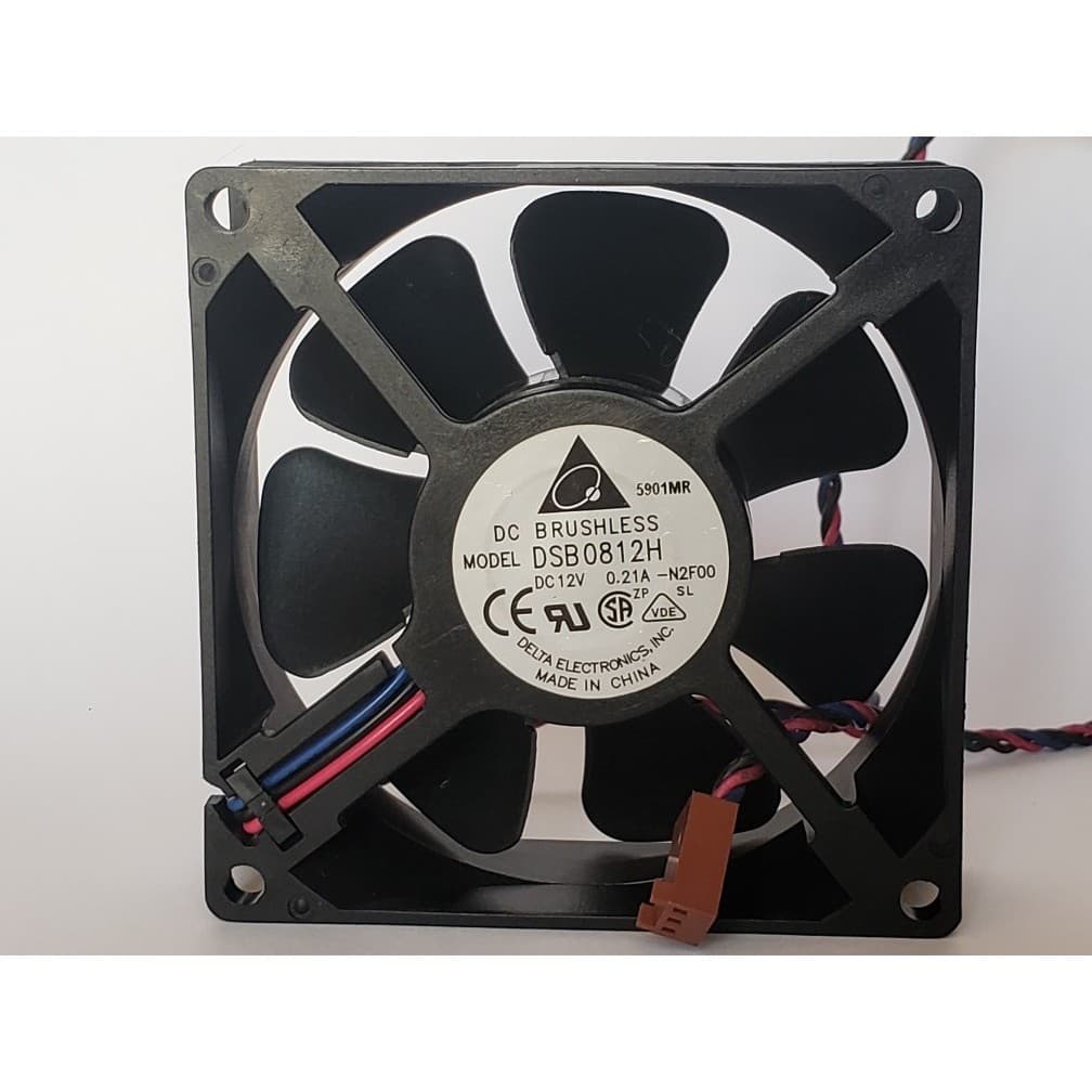 Cooler Ventoinha 80x80x25mm 12v 0.21a 3 Fios  8x8