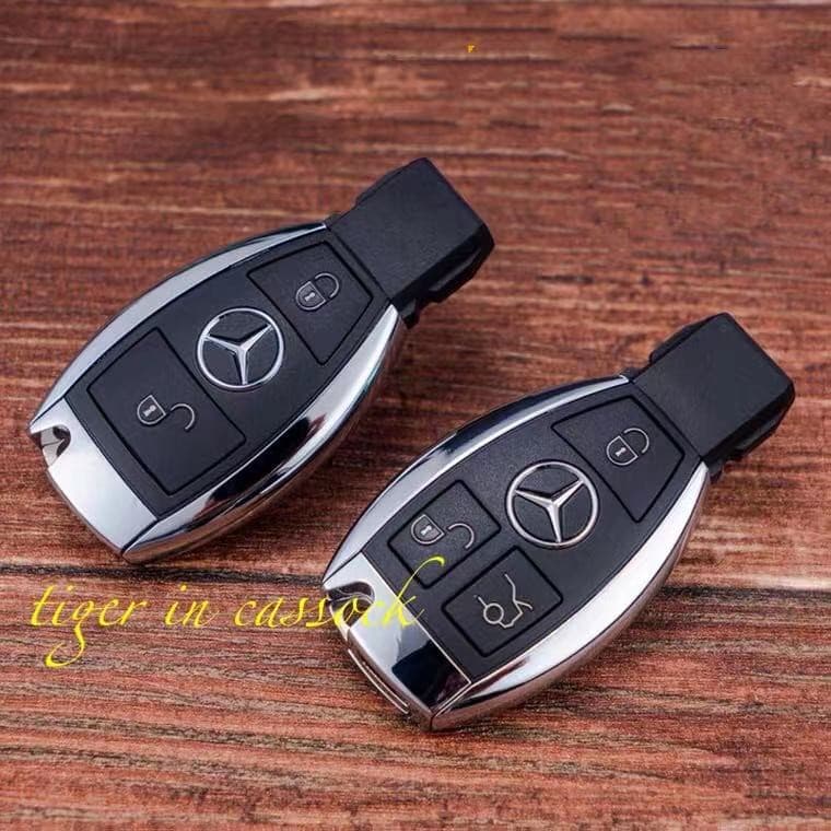 Extensivo Mercedes benz 2/3 Botões Caixa De Chave Inteligente Para Substituir A BGA NEC (Segurar Bateria Única)