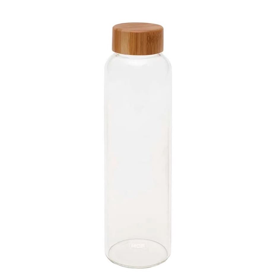 Garrafa De Água Vidro Go Green Com Tampa 600ml