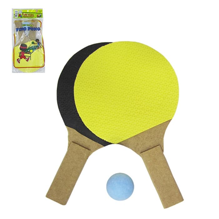 2 Raquetes Ping Pong Para Tênis De Mesa + 1 Bolinhas Brancas