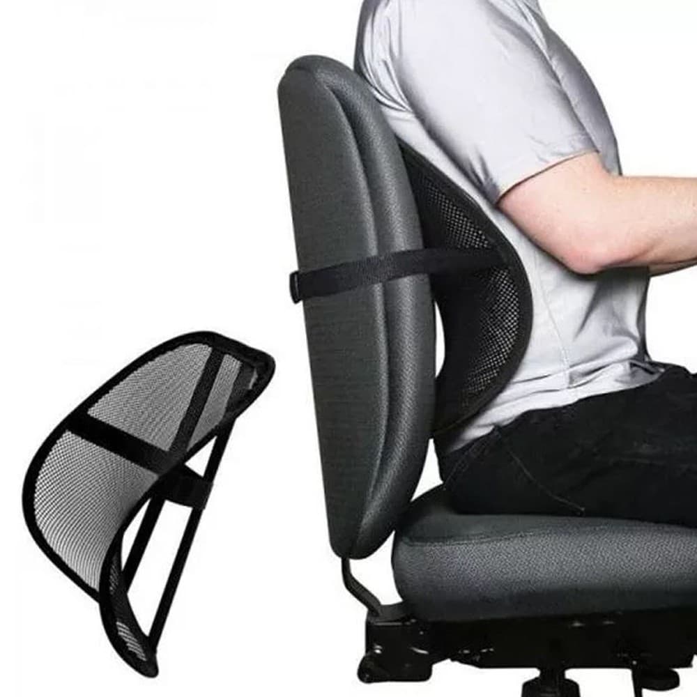 Encosto Apoio de Cadeira Ergonômico Lombar Corretor Postural Ortopédico Cadeira Gamer - Feito pra Voce