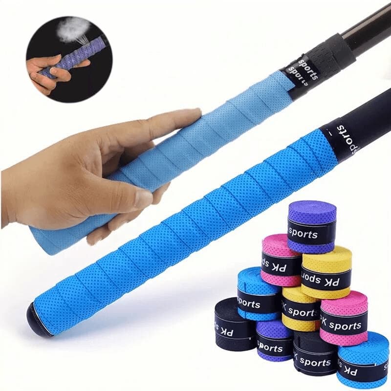 Novo Produto Vara De Pesca Basdminton Raquete De Tênis Alça Fita De Enrolamento Cinto Absorvente De Suor Antiderrapante