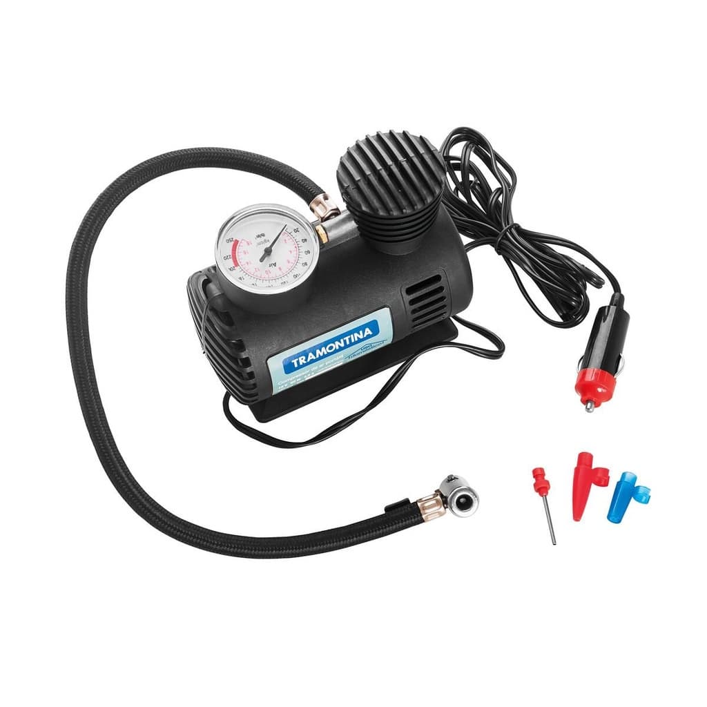 Compressor de Ar Portátil Tramontina para Carros 300 psi 50 W 12V