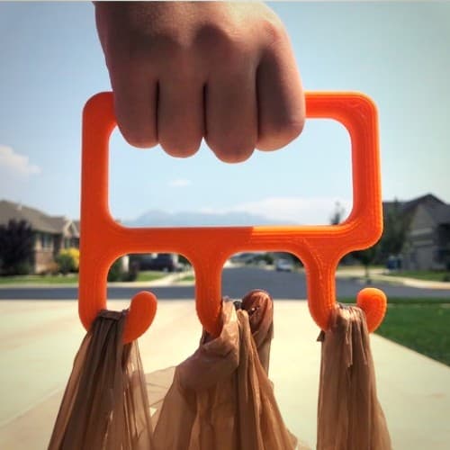 Suporte P/ Segurar Sacolas, Bolsas & Mochilas - Apoio com Praticidade e Ergonomia - com Três Guanchos de Sustentação