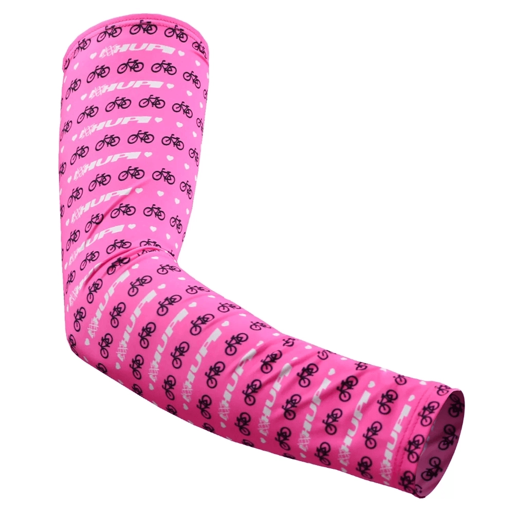 Manguito Esportivo Hupi - Love Bike Rosa
