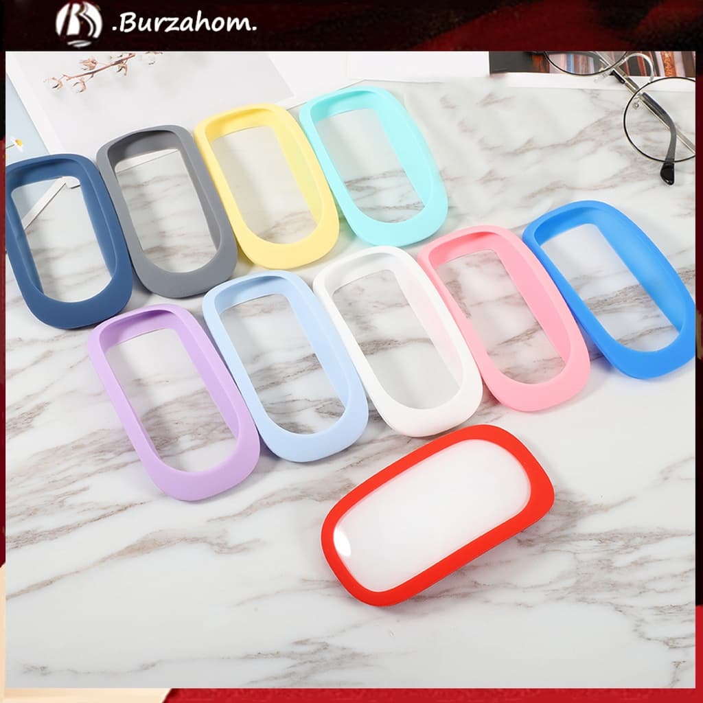 Bur_Soft Silicone Anti-Riscos Capa Protetora À Prova De Poeira Para Apple Mouse 1/2