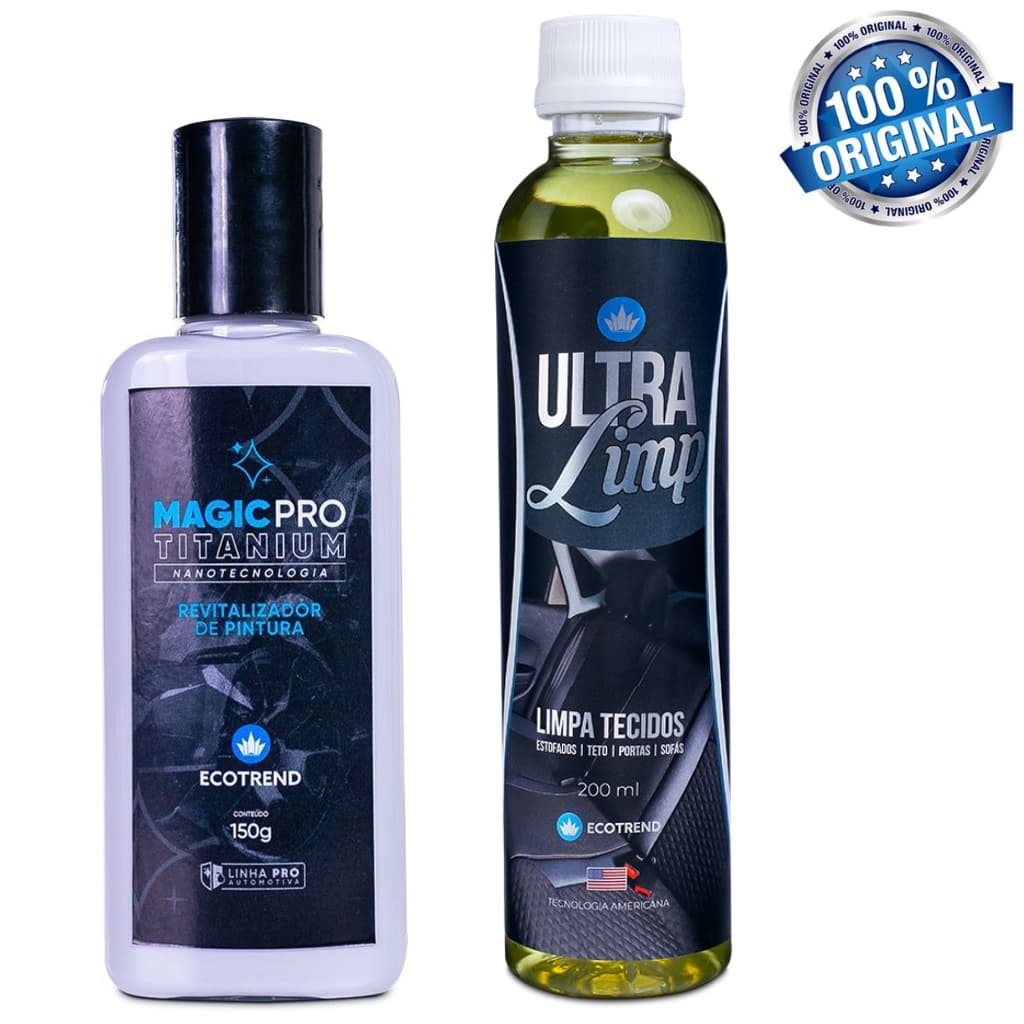 Magicpro Revitalizador De Pintura + Ultra Limpa Tecidos ECOTREND SOUTH AMERICA