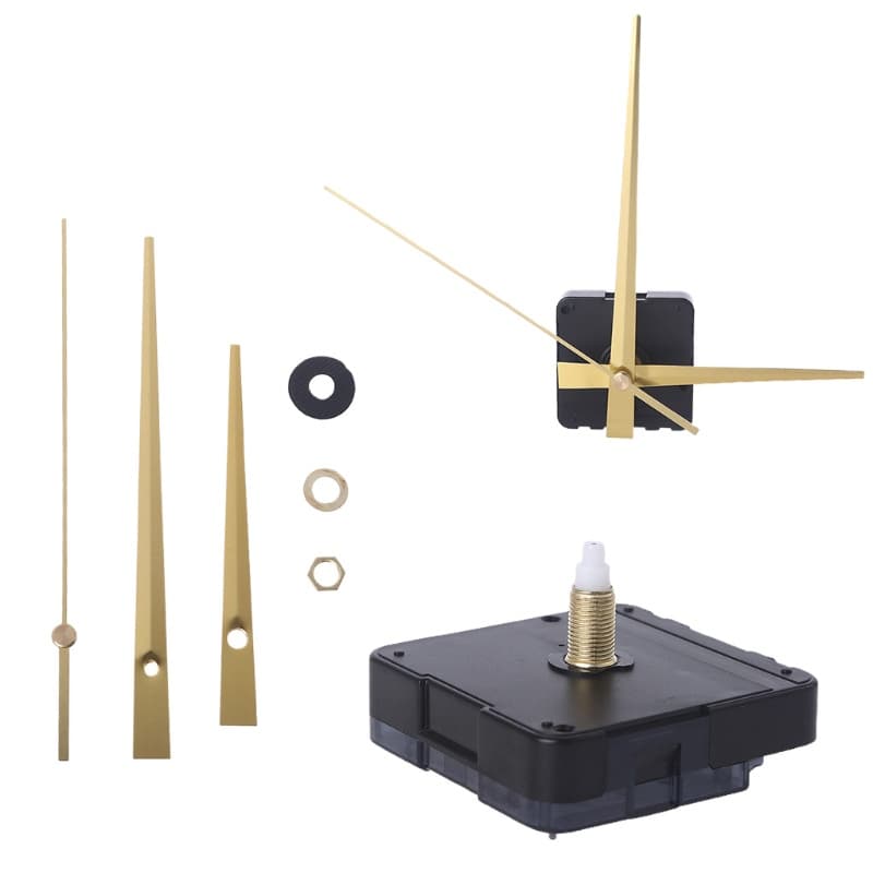 Doublebuy Inclui Mãos Relógio De Quartzo DIY Mecanismo De Movimento De Parede Peças De Reparo