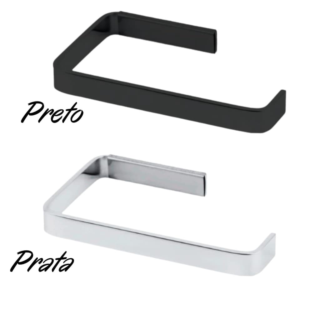 Papeleira de banheiro suporte para papel higiênico luxo quadrus