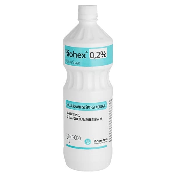 Clorexidina Aquosa 0,2% Riohex Dermo Suave 1000ML Rioquímica