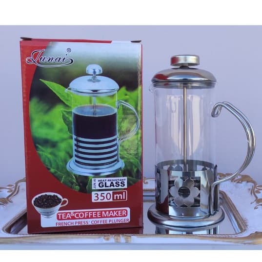Cafeteira Prensa Francesa Cremeira 350 ml café, chá leite vaporizado