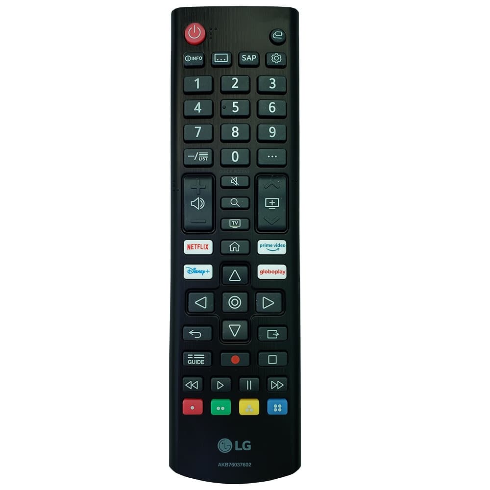 Controle Remoto LG Akb76037602 P/ Tv 43LM6370PSB Original C/ Nf