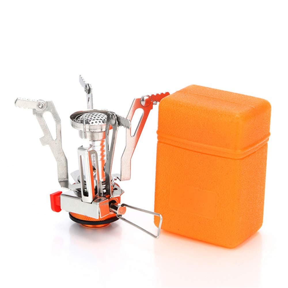 Mini Fogareiro Portátil Acendimento Automático Pesca Camping Trilha