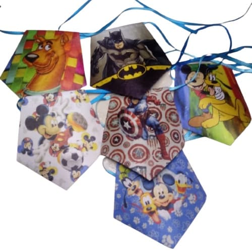 Kit 200 Mini Bandana Colarinho Personagem Cachorro Gato Pet Shop Atacado