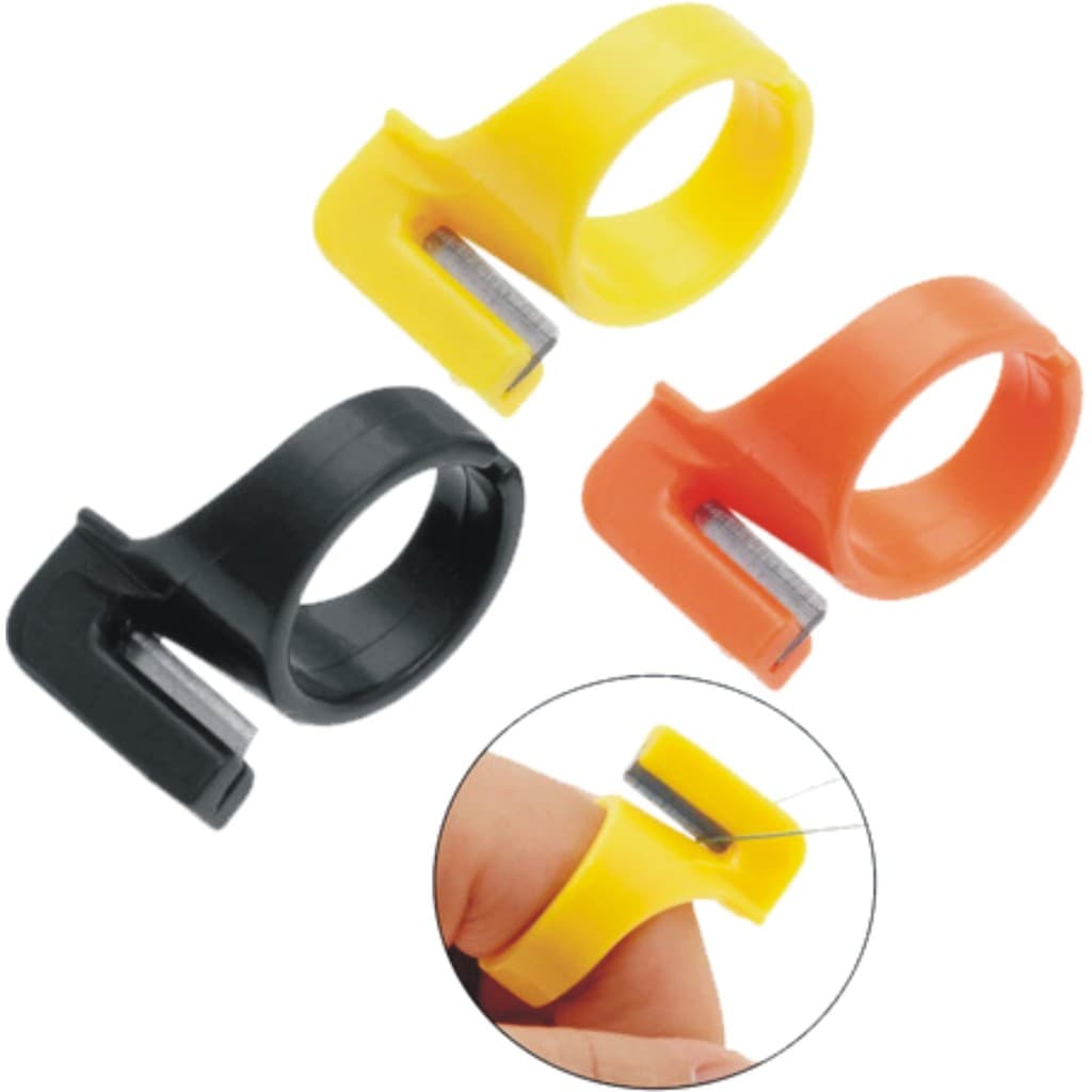Anel Dedal Cortador Destacador de Linha- Costura- Bordado -Crochê-Tricô-