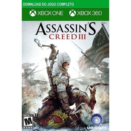 Assassins Creed 3 Xbox 360/ Xbox One Baixado Licença Ativa