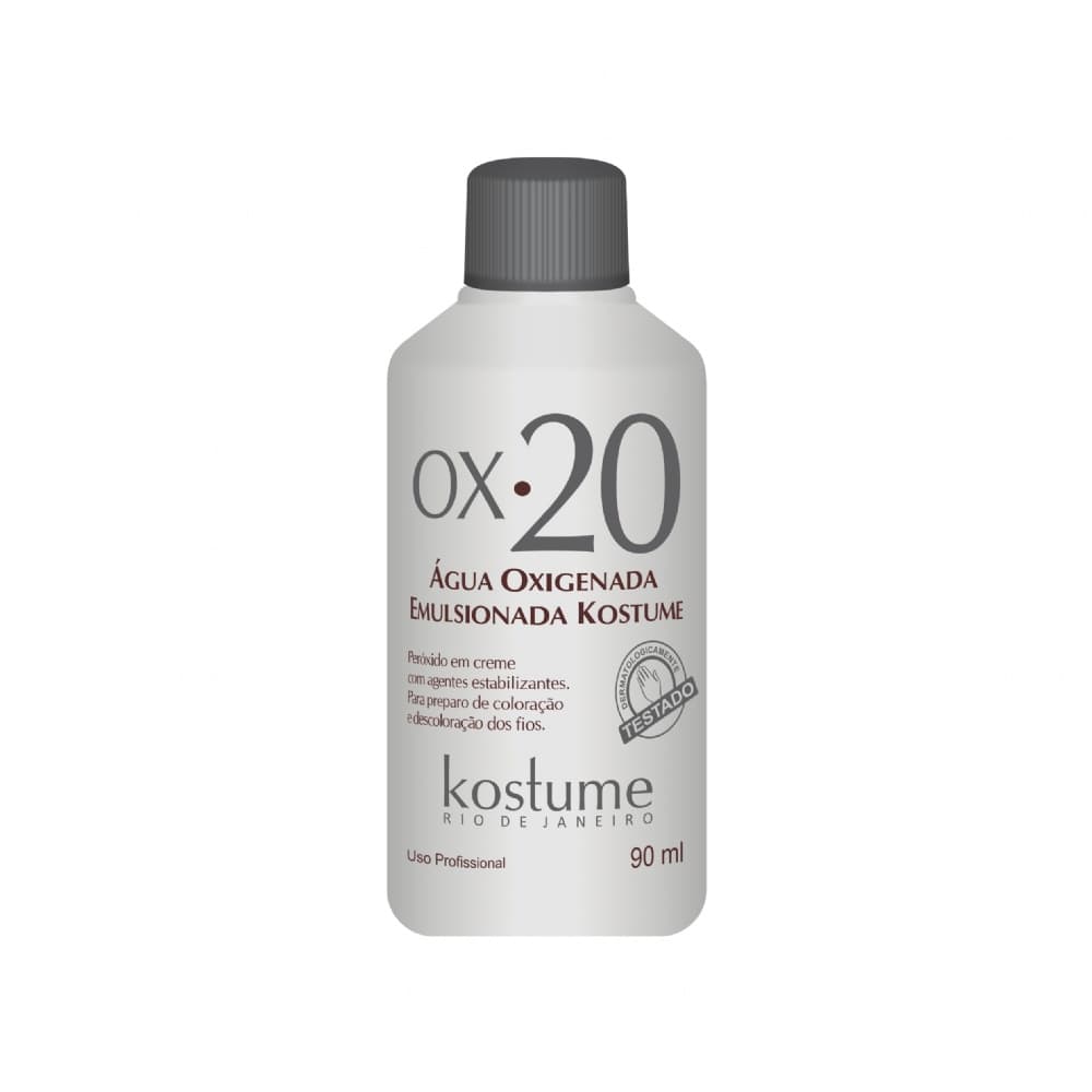 Agua Oxigenada OX 20 Vol 90 ml Kostume