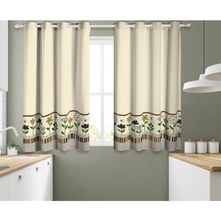 Cozinha Cortina Estampada Decoração De Cozinha