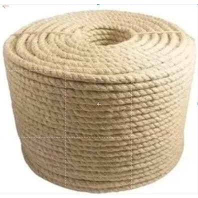 5 Metros Corda de Sisal 5mm - Arranhador de Gato - Uso Geral e Artesanato