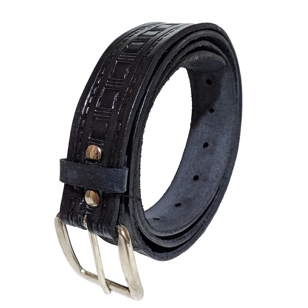 Cinto de couro genuíno de alta qualidade, masculino, fivela de metal, Social Casual