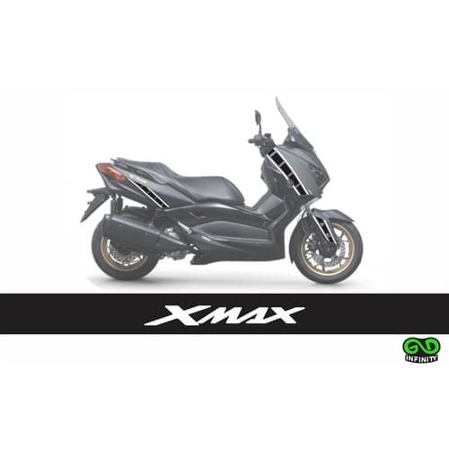 Kit Adesivos Carenagens Yamaha Xmax 250 - Duas Cores