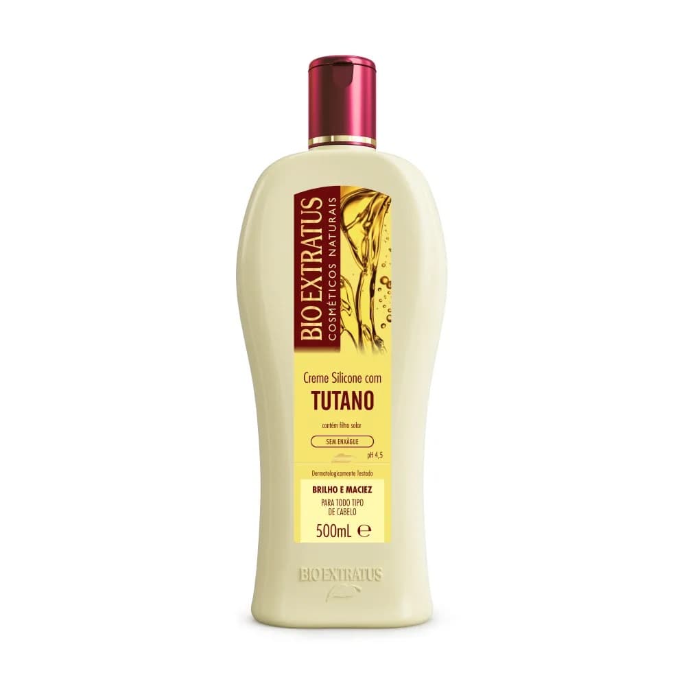 Creme De Silicone Com Tutano Filtro Solar Bio Extratus 500ml