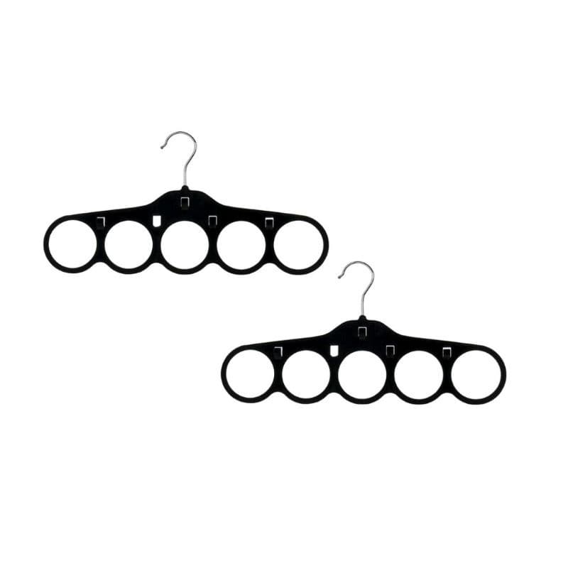 2 cabides de veludo de luxo sofisticado para Lenços Gravatas Cintos Cachecol Acessórios