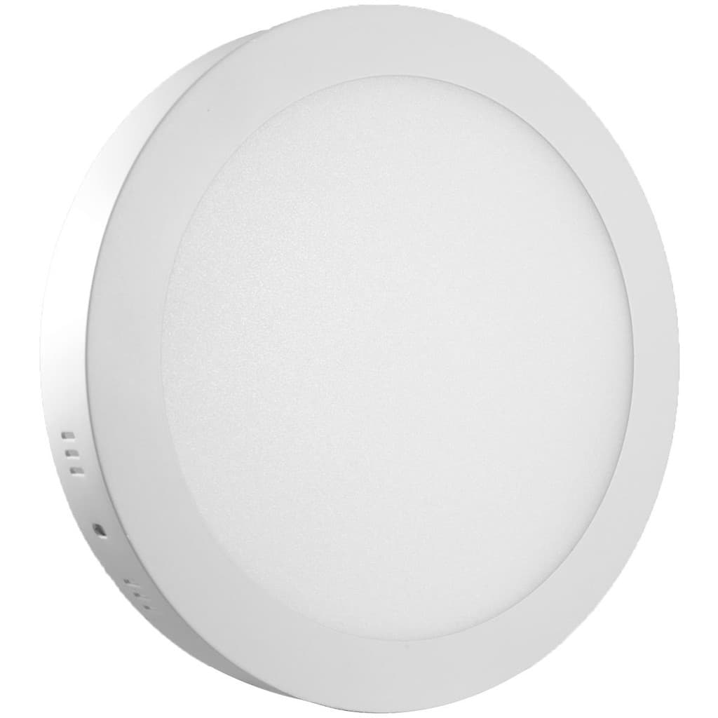 Painel Plafon LED Sobrepor Redondo 12W 17cm