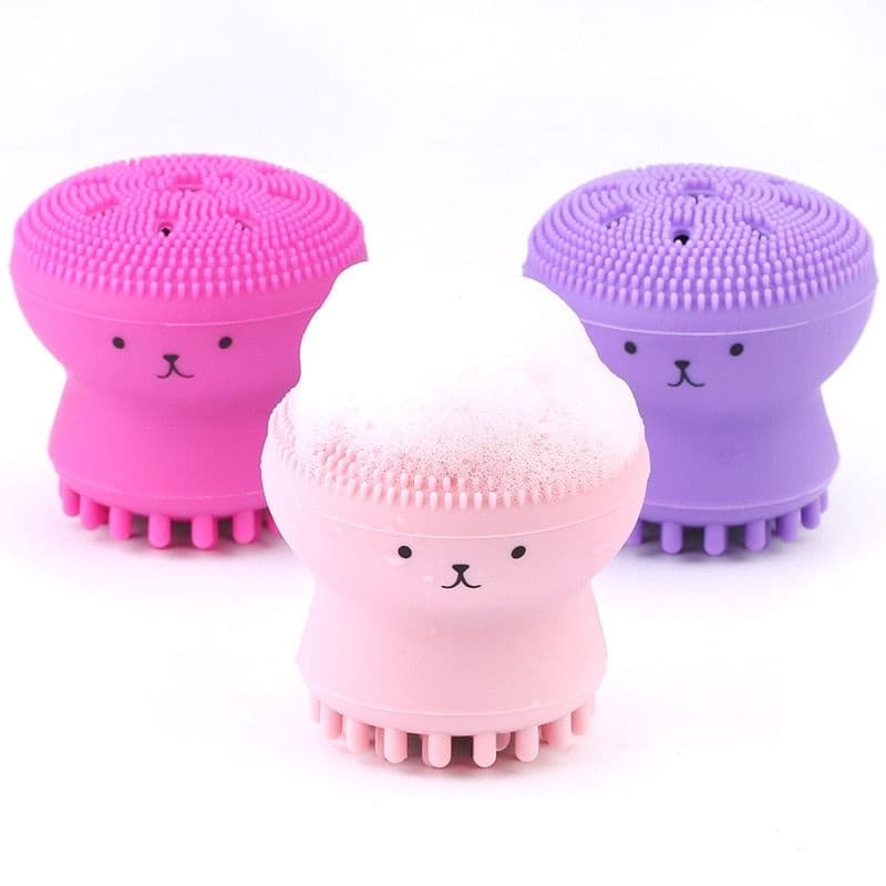 Esponja De Maquiagem Limpeza Facial Polvo