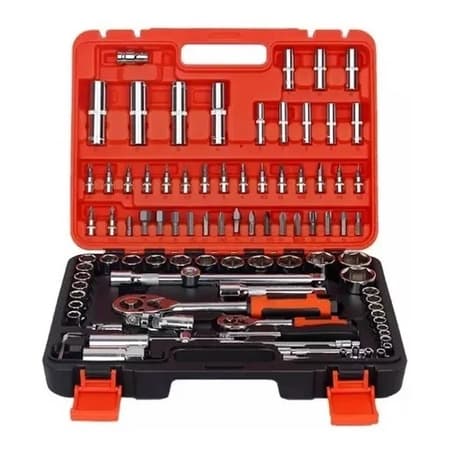 Kit chave soquetes 108 peças MENOR PREÇO