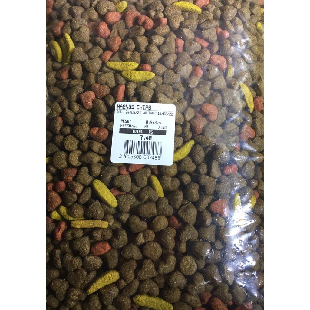 Ração A Granel Kit 3 kg Magnus Chips para Cães Adultos