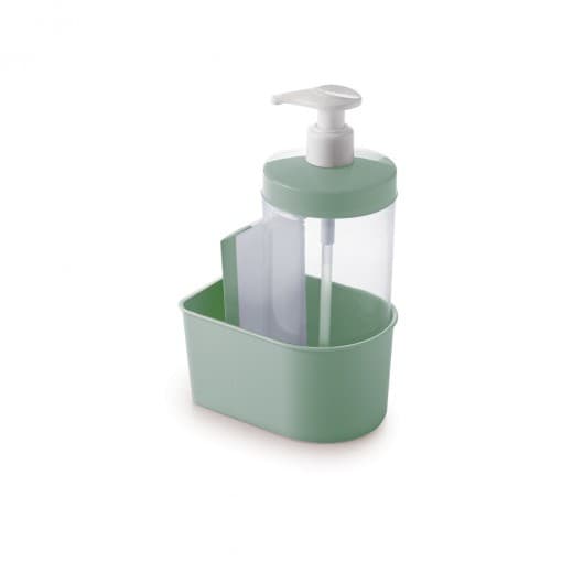 Kit Porta Detergente e Rodinho Verde Água - Plasútil