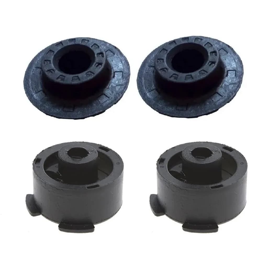 Kit 4 Coxim Bucha Borracha Suporte Do Radiador Chevrolet Vectra Todos 97 98 99 00 01 02 03 04 2005