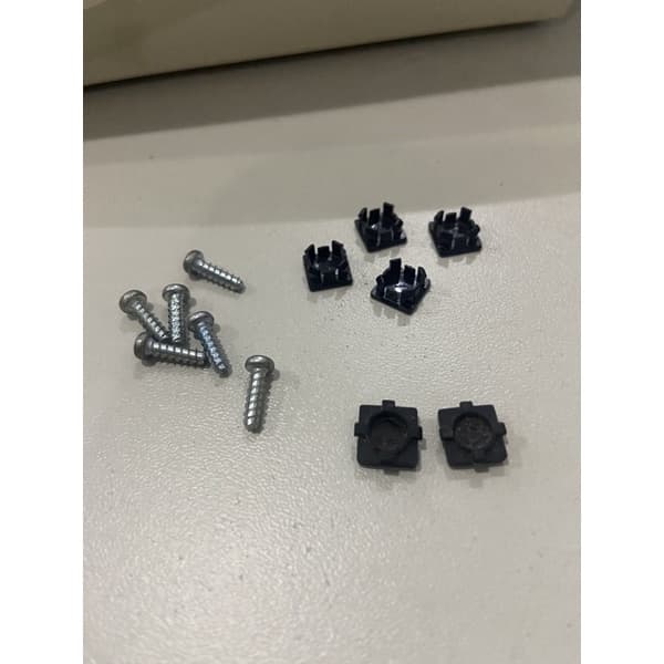 kit parafuso, tampa plastica e de borracha para playstation 2 ps2 slim