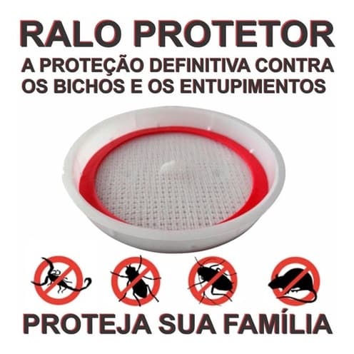 Protetor de Ralo Paramax 10cm ou 15cm Anti Insetos, Baratas, Escorpiões e Entupimentos