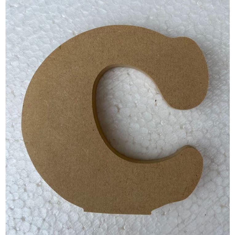 kit com 8 letras mdf de 12mm altura de 10cm